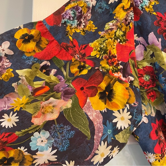 NWT Alice & Olivia Silk Floral Riviera Dress - Picture 2 of 13